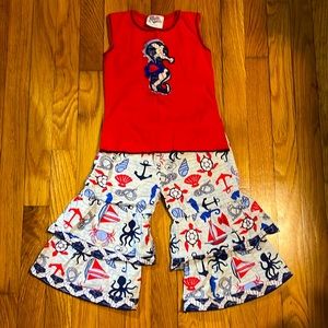 Ann Loren Sea Outfit 4/5T